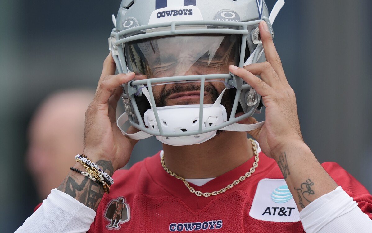 Zeiten haben sich für Dak Prescott geändert, und der Quarterback der Cowboys macht sich keine Sorgen um seinen Vertrag